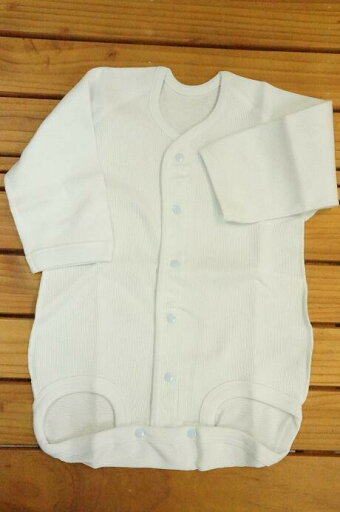 【日本製】BABY STORY 伸び伸び前開き長袖ロンパス肌着N77603サックス (ベビー用のびのび肌着シリーズ) 【日本製】BABY STORY 伸び伸び前開き長袖ロンパス肌着N77603サックス (ベビー用のびのび肌着シリーズ)
