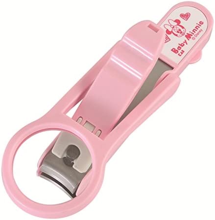 【貝印】Disney ルーペ付きツメキリBaby Minnie(ミニー)KK-1452*