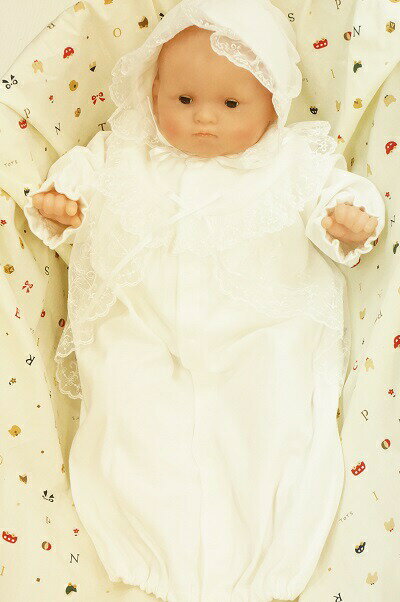 【送料込み/一部地域除く】日本製フード付きセレモニードレス50-70cm 15517【OP mini】