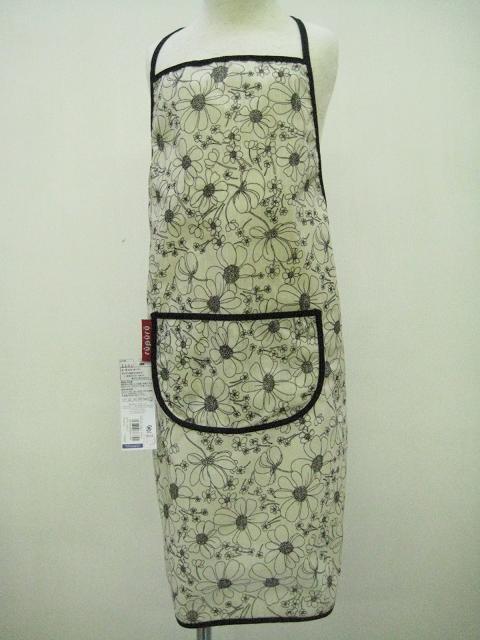 rupuru子供用キッチンエプロンLサイズ(身長120〜140cm用)フラワー柄
