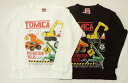 【あす楽対応】TOMICAトミカ長袖Tシャツ建設車両 油圧ショベル かにクレーン リジットダンプトラック TMC226-68132