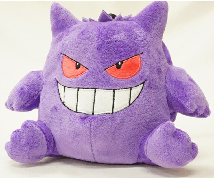 マルヨシ*カラビナ付きぬいぐるみポーチ ポケットモンスター(ゲンガー)PS-0045GG