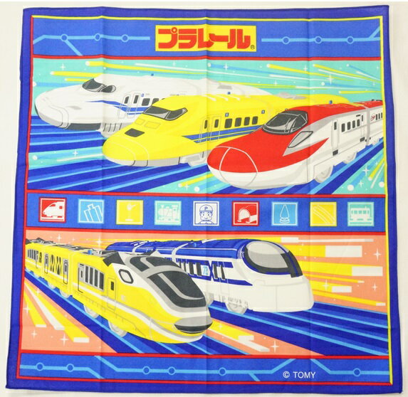 スケーター ランチクロス(約43cmX43cm)プラレール24柄(KB4)