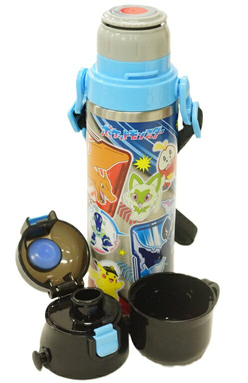【送料無料/一部地域除く】スケーター 超軽量コンパクト2WAYステンレスボトル570ml/580ml ポケットモンスター24柄(SKDC6)