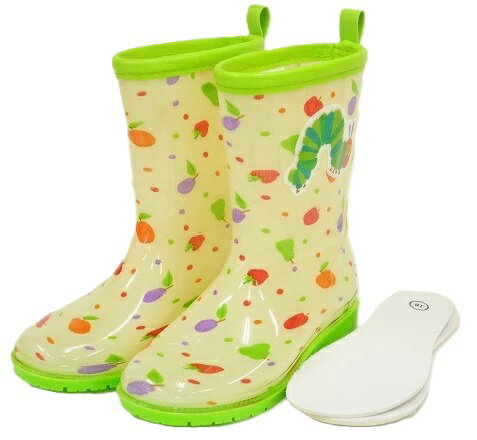 【送料込み/一部地域除く】スケーター はらぺこあおむし子供用レインブーツ(RIBT3/RIBT4)*