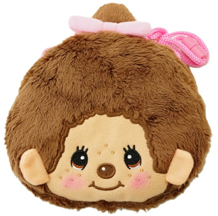 *ユニック ネックコード付きポーチ モンチッチちゃん(MC-0003GL)