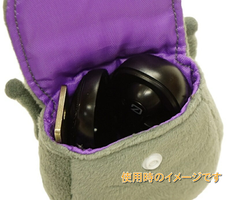 ナカムラ赤ちゃん店楽天市場店のサンアート サンリオキャラ カラビナ付きぬいぐるみミニミニポーチ クロミ(SAN-0031BK)｜アングル3