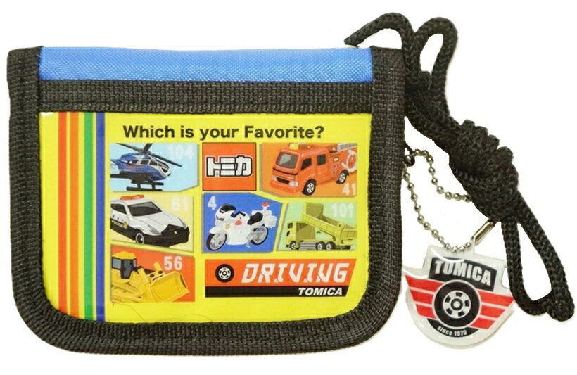 サンアート ネックコード付きRFウォレット トミカ(ブラック)TMC-143