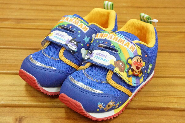 【メール便利用！送料込み】ムーンスター アンパンマンシューズ ブルーAPMB16(配送区分A)のサムネイル