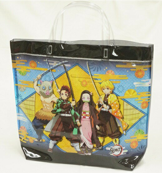 【メール便利用！送料無料】マルヨシ 日本製角型ビーチバッグ 鬼滅の刃BKM-1000(配送区分A)のサムネイル