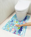 【メール便利用!送料無料】ワイズ サッと拭くだけトイレマット シーパラダイス柄(配送区分E150)