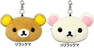 【メール便利用!送料込み】内藤デザイン リラックマとカオルさん フェイスパスケース(通常巻き上げ約30g)(配送区分E100)