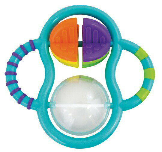 【メール便利用！送料込み】【Sassy/サッシー】ハンドルラトル(旧品名グラスプ＆スピン・ラトル)0ヶ月〜TYSA80358(配送区分A)