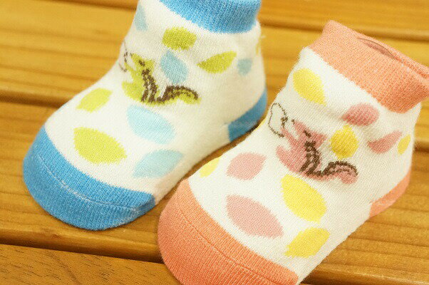 【メール便利用！送料込み】【babyampersand】F.Oインターナショナル葉っぱ柄ベビーソックスH454016