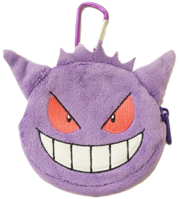 【メール便利用！送料込み】マルヨシ*カラビナ付きミニポーチ ポケットモンスター ゲンガー(PS-0054GG)