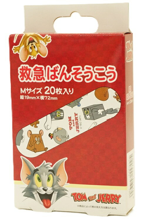 スケーター トム＆ジェリー救急ばんそうこうMサイズ(19mmX72mm)20枚入(QQB1)