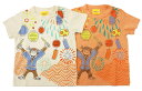 【メール便利用!送料込み】ナカタ UNIVERSALおさるのジョージ半袖Tシャツ和柄夏祭り(バックプリント有)SN3037SN8892