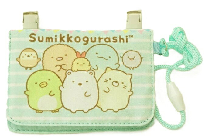 【メール便利用！送料込み】サンアート ネックコード付きミニおでかけウォレット(ポケットポーチ)すみ..