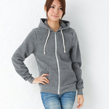 Alternative Apparel オルタナティブ アパレル Rocky Eco-Fleece Zip Hoodie エコフリース ジップアップ オルタナティブ アパレル　パーカー 09590F2ECO レディース　パーカー 無地 長袖 パーカ 裏起毛