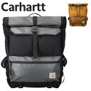 カーハート CARHARTT リュック ロールトップ バックパック 40L Nylon Roll Top Backpack ナイロン 大容量 ブランド メンズ レディース 大人 バック 男女兼用 正規 カジュアル リュックサック おしゃれ 軽量 通学 通勤 旅行 女子 男子 おでかけ デイバック