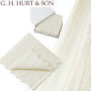 【ギフトBOX入り】G.H.HURT&SON スーパーファインメリノウール　ジーエイチハートアンドサン Super Fine Merino Wool Christening Shawl ショール メリノウール レース ベビーショール おくるみ 出産祝い ギフト