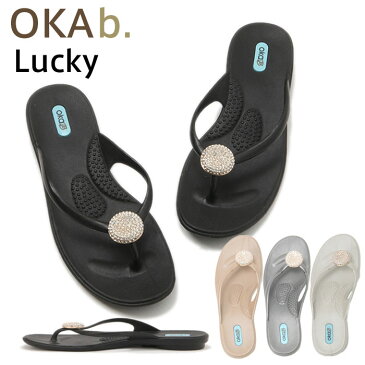 【最大10%オフクーポン】 オカビー サンダル OKA b.LUCKY ラッキー OKA b.【トングサンダル 靴 ラバーシューズ ビーチサンダル 歩きやすい】