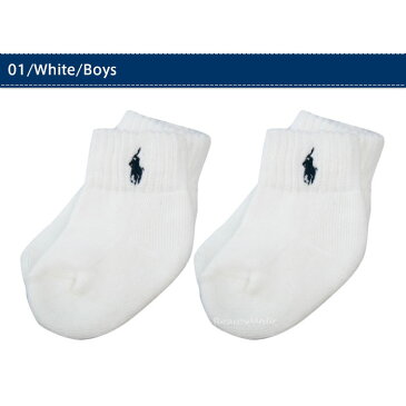 【メール便送料無料】POLO RALPH LAUREN ラルフローレン ベビー 靴下 2足売り ラルフローレン Sport quarter socks 【B60000LPK】 【G40000LPK】 赤ちゃん ソックス 靴 ポニー 男の子 女の子 出産祝い 赤ちゃん キッズ靴下 ポロ