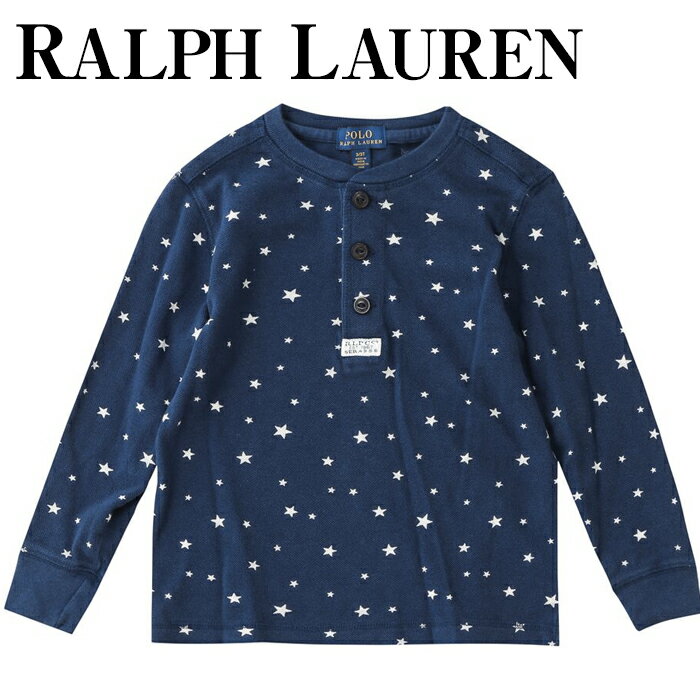 【メール便】ラルフローレン キッズ 長袖 トップス ボーイズ 長袖 星柄 ラルフ 子供 服 男の子 POLO RALPH LAUREN ポロ