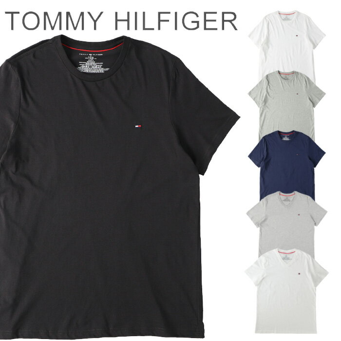 トミーヒルフィガー Tシャツ メンズ TOMMY HILFIGER Core Flag Tee ティーシャツ 半袖 ブランド クルーネック インナー コットン おしゃれ メール便 お洒落