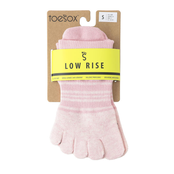 【クーポンで最大500円オフ】 TOESOX トゥーソックス Full Toe Low Rise Grip Socks フルトゥーライズグリップグリップ ソックス 五本指靴下 ソックス メール便