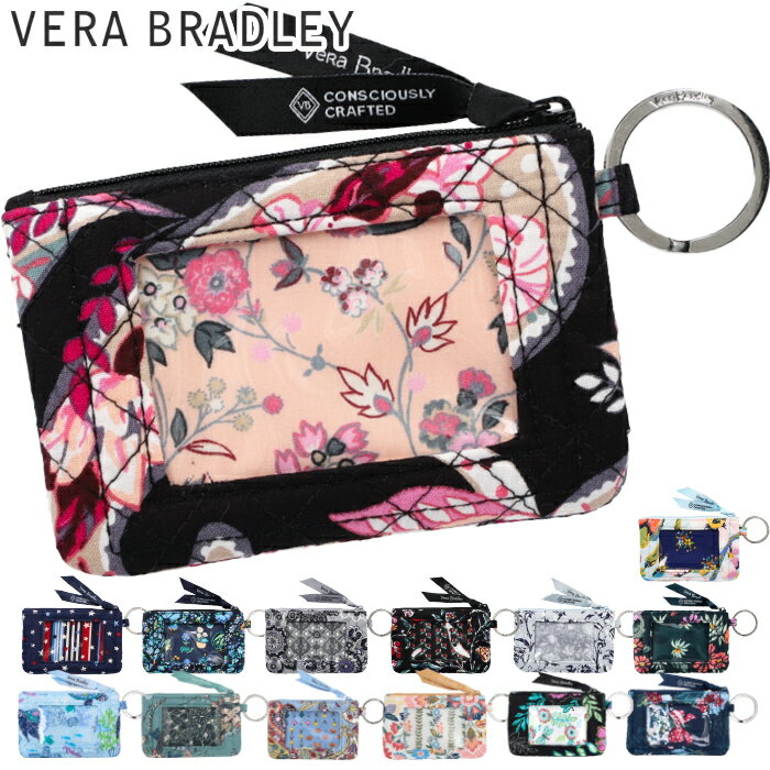 ヴェラブラッドリー ジップIDケース パスケース アイコニック ベラブラッドリーIconic Zip ID Case Vera Bradley 【メール便】 ベラ