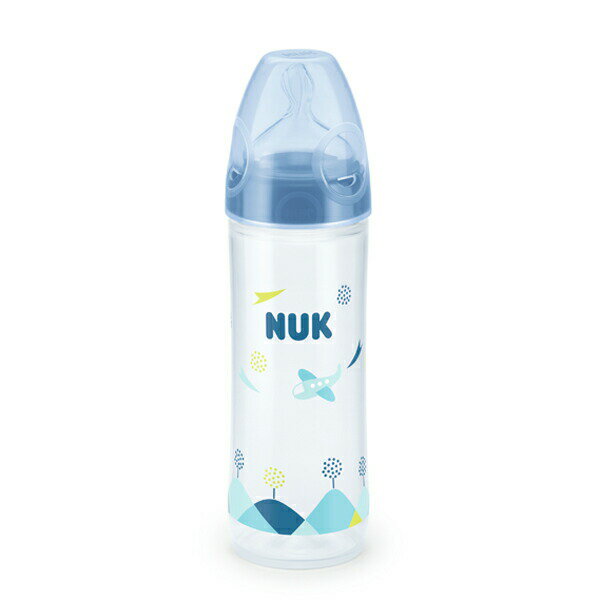 NUK プレミアムチョイススリムほ乳びん(ポリプロピレン製)250ml/ひこうきダットウェイ