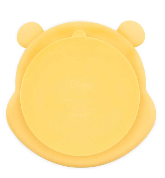 バンキンス ディズニー 吸盤付きシリコンディッシュ Pooh【BM-GD-DWP】プーさん 離乳食 ベビー食器 お食事 ひっくり返りにくい 2