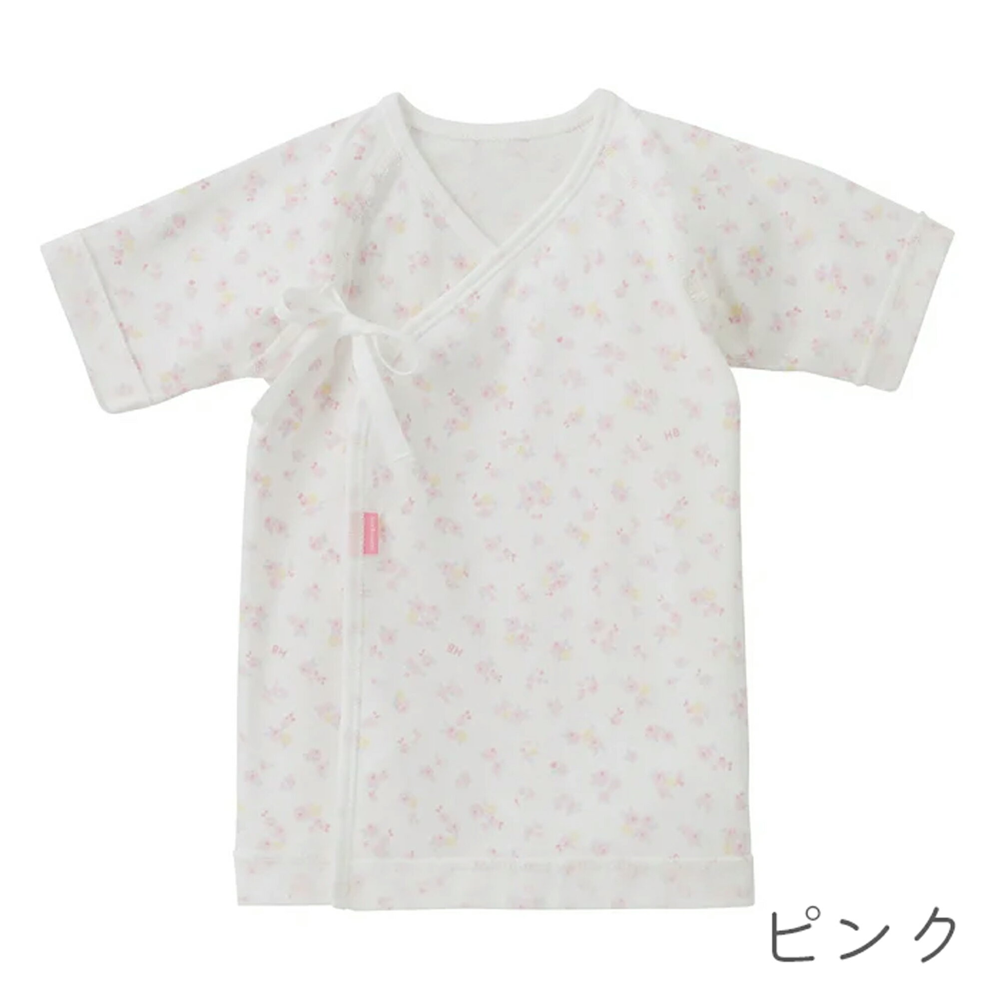 【スーパーセール期間ママ割でP2倍～】ミキハウス ホットビスケッツ mikihouse 総柄 通年用 肌着セット（50cm） 『74-9965-495』 ベビー服 子供服 赤ちゃん 新生児 女の子 男の子 日本製 出産準備【12/4 20:00-12/11 01:59まで】 2