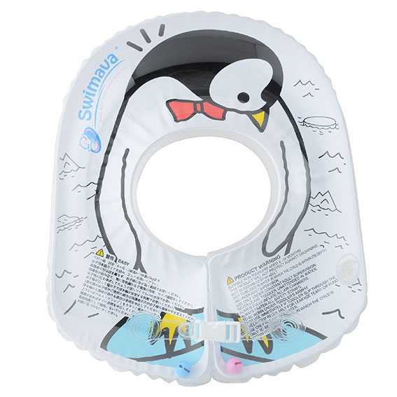 ベビー浮き輪リング スイマーバ ボディリング BABY 6か月～2歳 ペンギン 【SW130BBPG】(胴回りにフィットする赤ちゃん用の縦長形状うきわ）