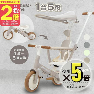 【P5倍】【ママ割でP2倍~】【クリスマス プレゼント】クリスマス のりかえ三輪車 誕生日 お祝い 押し棒付 ガード付 腰ベルト付 背もたれ付 キッズバイク 自転車【ラッピング不可】【※要エントリー】【11/20 20:00-11/27 01:59まで】