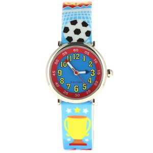 【ベビーウォッチ/babywatch】ゴール子ども用プリント柄ベルト腕時計「コフレ」/COFFRETgoal【babywatchベイビーウォッチ子供用子ども用キッズウォッチ時計ギフトパリ】【楽ギフ_包装】