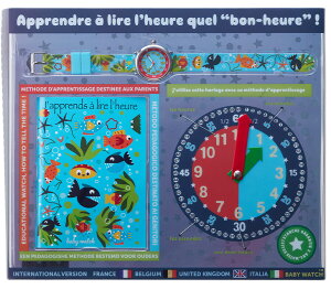 【ベビーウォッチ/babywatch】水辺の生物子ども用プリント柄ベルト腕時計「コフレ」/COFFRETaquatique【babywatchベイビーウォッチ子供用子ども用キッズウォッチ時計ギフトパリ】【楽ギフ_包装】
