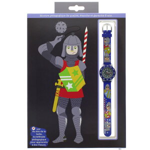 【ベビーウォッチ/babywatch】騎士子ども用3Dレリーフベルト腕時計「ザップ」/ZAPtournol【babywatchベイビーウォッチ子供用子ども用キッズウォッチ時計ギフトパリ】【楽ギフ_包装】