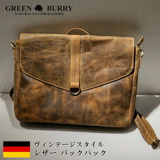 [GreenburryVintage]꡼Х꡼ܳץ쥶ɥĥХå󥺥ǥ