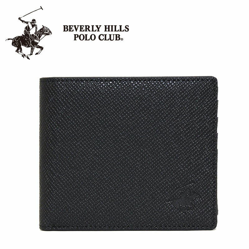 ビバリーヒルズポロクラブ BEVERLY HILLS POLO CLUB 二つ折り財布 レザー ロゴ 小銭入れ メンズ 男性 bhgm3002 専属BOX付