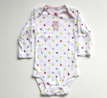 カーターズ【Carter's】(カーターズ セット) 長袖ボディ・半袖ボディ・パンツ 3点セット☆マルチドット×くまチャン