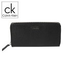 カルバン・クライン 革財布 メンズ カルバンクライン Calvin Klein ラウンドファスナー長財布 レザー メンズ 31ck190006 BOX付