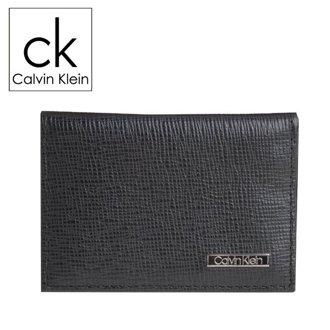 カルバンクライン Calvin Klein カードケース 名刺入れ ロゴ レザー メンズ 31ck200003 BOX付