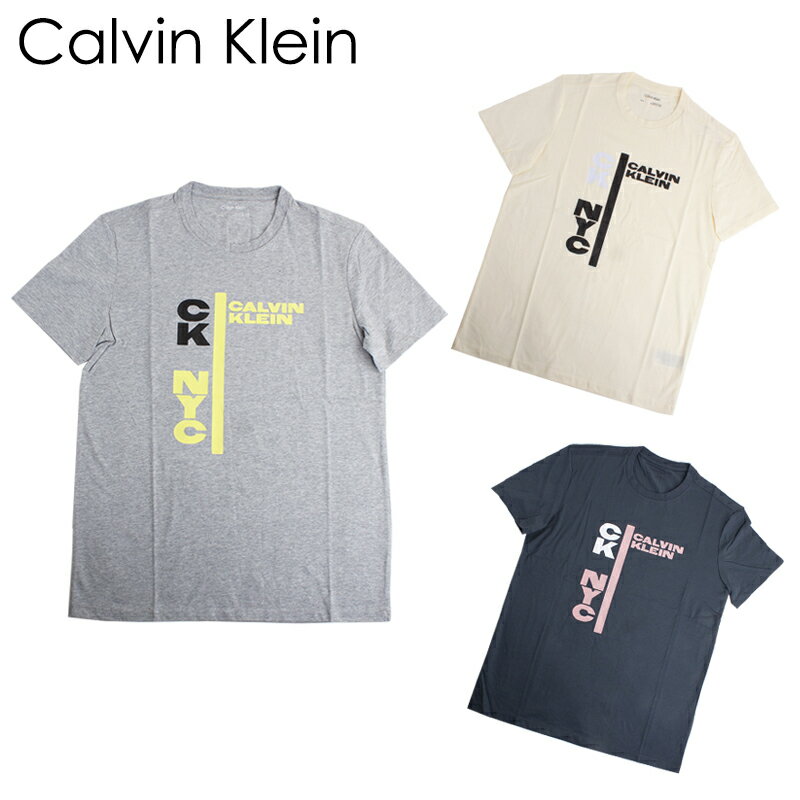 カルバン・クライン Tシャツ メンズ カルバンクライン Calvin Klein Tシャツ フロント ロゴ 半袖 メンズ 40cm809 ラッピング不可 ネコポスでお届け