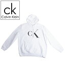 カルバンクライン Calvin Klein プルオーバー フーディー パーカー ロゴ トップス スウェット 裏起毛 厚手 長袖 大きい ラージ メンズ 40qc403