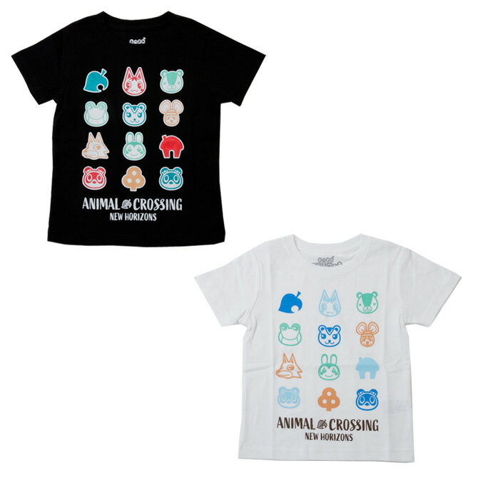 あつまれどうぶつの森 半袖Tシャツ キャラクター あつ森 どう森 キッズ 子供服 メンズ レディース 22843140 ラッピング不可 ネコポスでお届け！のサムネイル