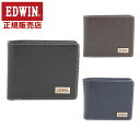 エドウィン EDWIN 二つ折り財布 ホワイトステッチ ロゴ 小銭入れ付き メンズ 22269261 051065 ラッピング不可 ネコポスでお届け