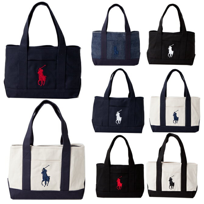 ラルフローレン RALPH LAUREN POLO ポロ ビッグ ポニー 刺繍 ミディアム トート キャンバス SCHOOL TOTE MD バッグ ラッピング不可 ralphlaurenbag02