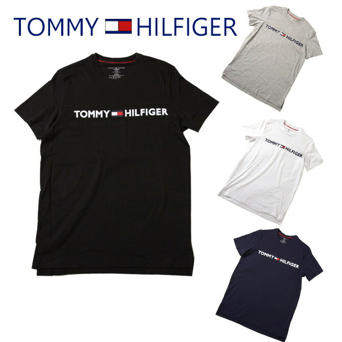 トミーヒルフィガー TOMMY HILFIGER フロント ロゴ 半袖 Tシャツ メンズ 09t3928 ラッピング不可 ネコポスでお届け